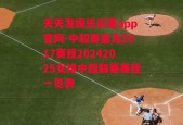 天天发娱乐彩票app官网-中超秦皇岛2017赛程20242025女排中超联赛赛程一览表